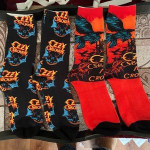 Ozzy Osbourne Socks 2 Pair Unisex